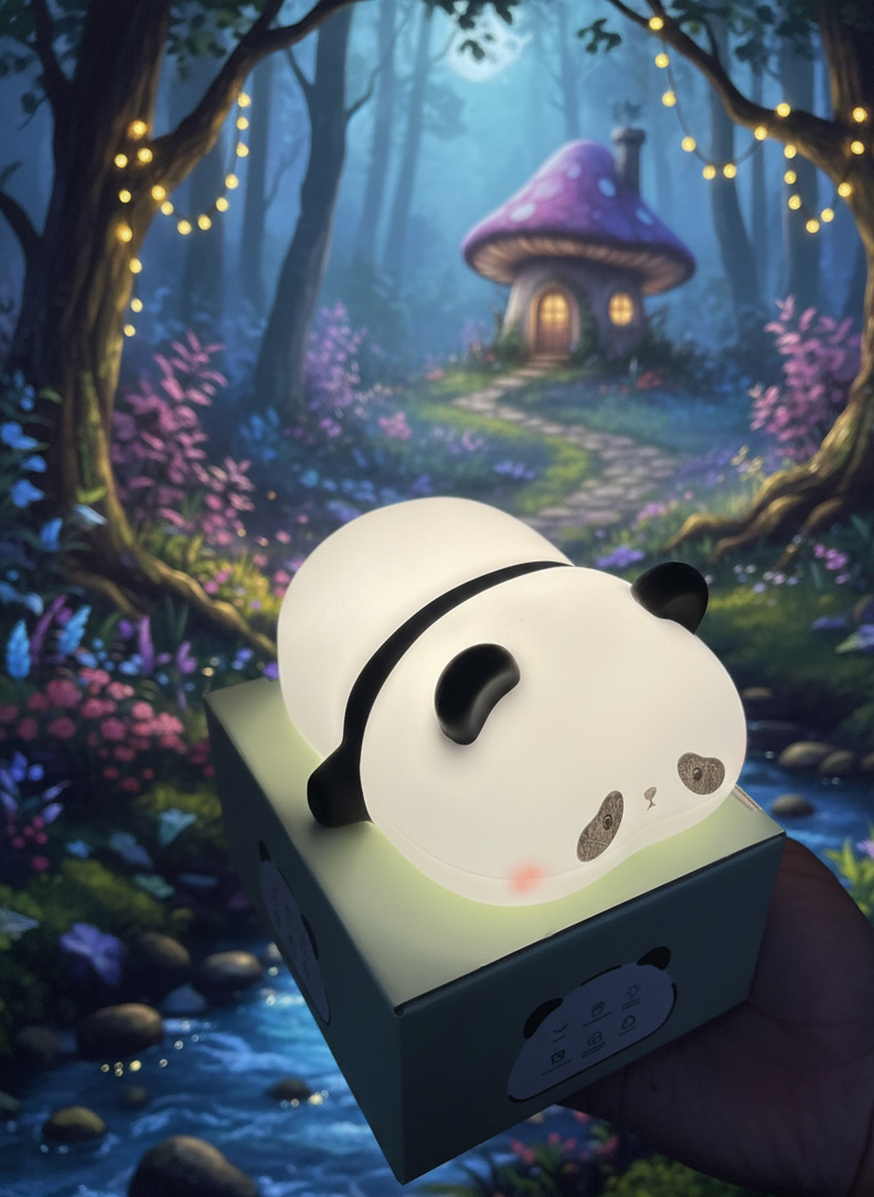 Soft and Squishy Panda Night Light