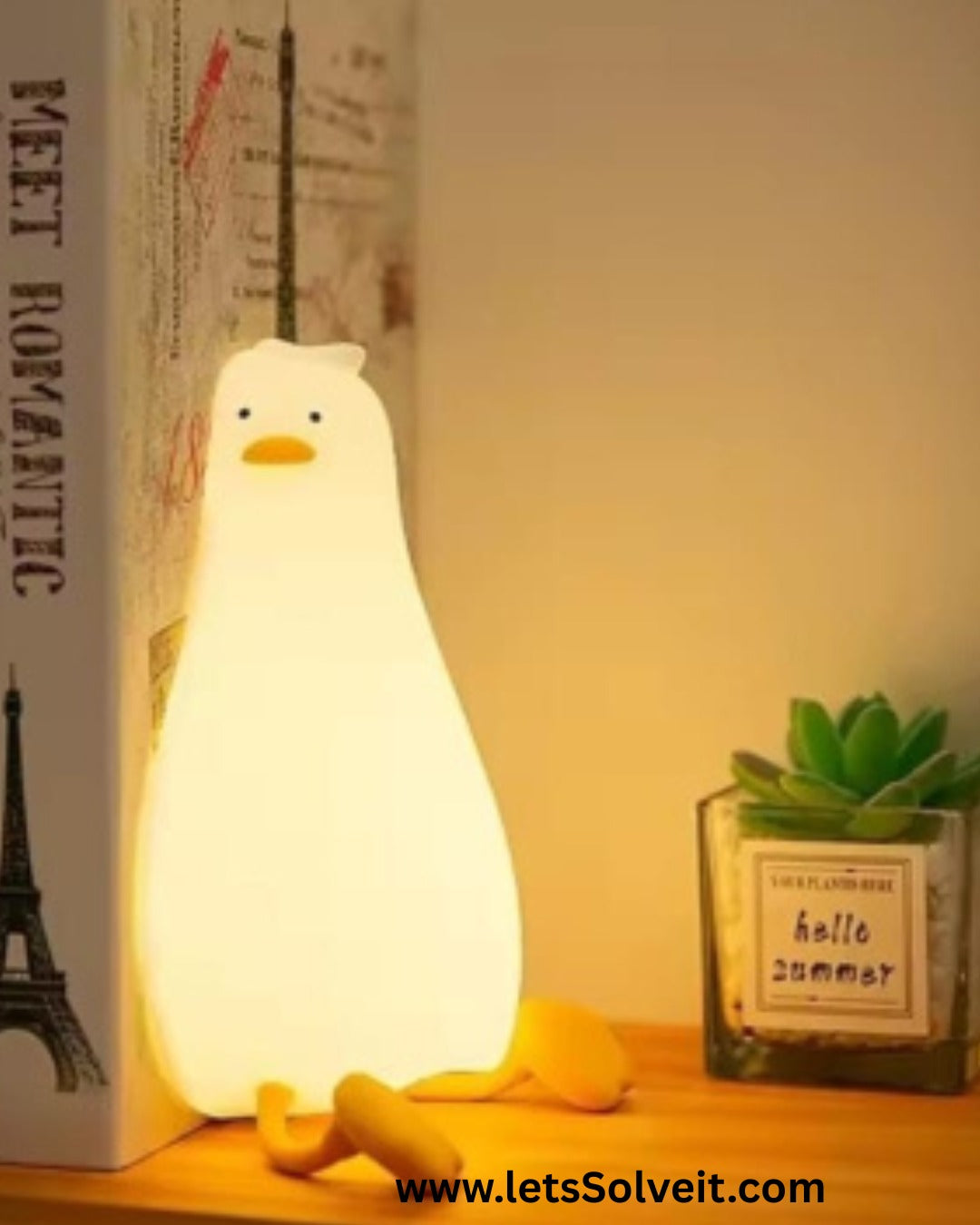 Multi Color Cute Duck Led Lamp