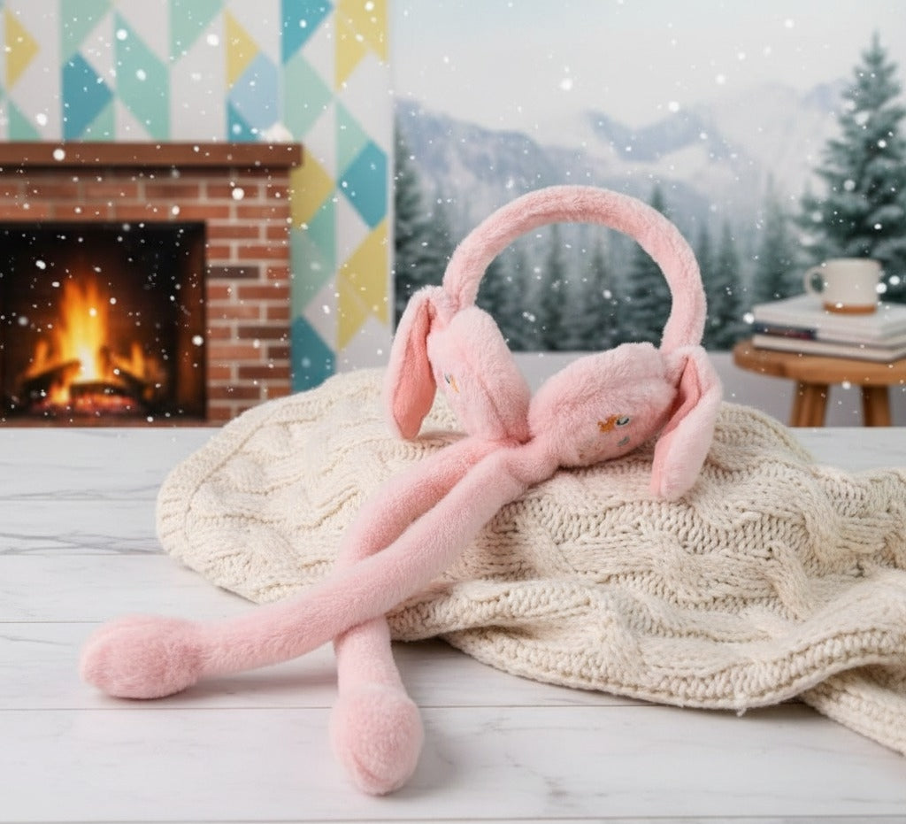 Cute Plush Fuzzy Earmuffs – Winter Ear Warmers